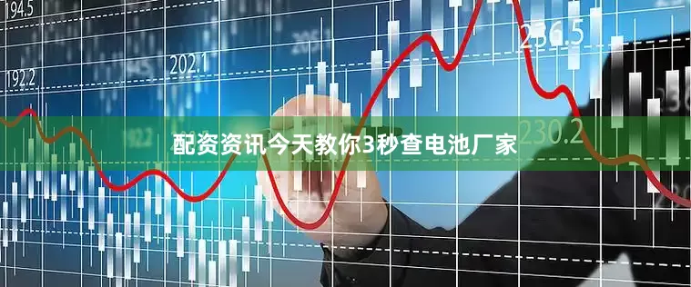 配资资讯今天教你3秒查电池厂家