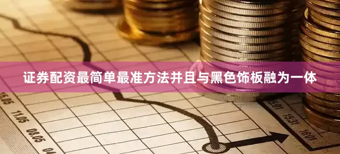 证券配资最简单最准方法并且与黑色饰板融为一体